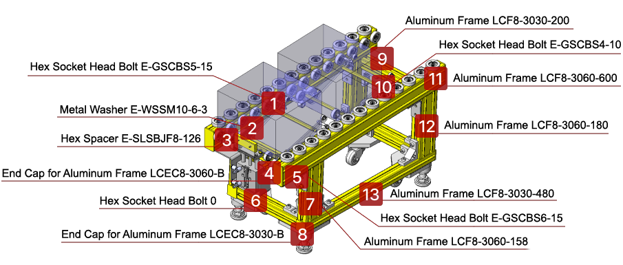 Conveyor with Escape Mechanism