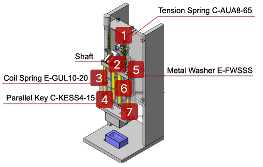 Extended stroke toggle clamping mechanism