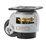 Caster With Leveling Mounts Swivel Type