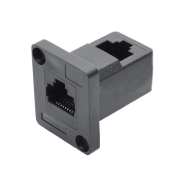CAT5e Network Adapters Angled, Panel Mounting